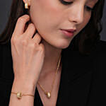 Cerruti 1881 Round Gold Plated Bracelet Gift Box