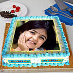 Radiant Photo Cake Eggless 1 Kg Truffle Cake