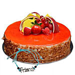 Strwaberry Cheese Cake with Friendship Band