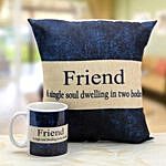 Mug N Cushion for Best Friends