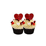 6 Red Velvet Cup Cakes