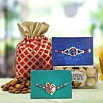 Rakhi with almonds