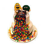 Colourful chocolate chips Cake