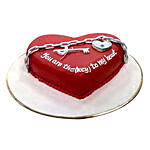 Key N Heart Cake