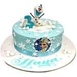 Frozen Olaf Cake