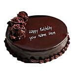 16 Portion Floral Design Chocolate Cake