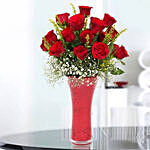 Long Stem Red Roses Premium