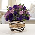 Pleasant Astoma N Rose Flower Basket