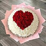 400 Heart Roses Arrangement