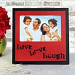 Personalized Live Love Lough Frame
