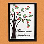 Tree Of Knowledge Photo Frame For Teacher