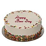 2Kg Sprinkled Rainbow Boss Day Cake