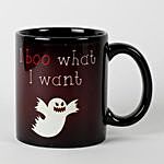 Black Ghostly Halloween Mug