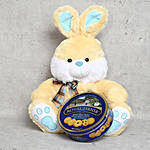 Yellow Bunny Soft Toy and Patchi Chocolate Box
