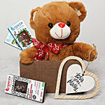 Teddy Bear and Love Wall Hanging Gift Box