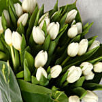 White Tulips Bouquet