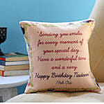 Personalised Birthday Message Cushion