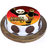 Kung Fu Panda Blackforest Cake 1 Kg Eggless