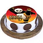 Kung Fu Panda Vanilla Cake 1 Kg Eggless