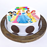 Disney Princess Truffle Cake 1 Kg Eggless