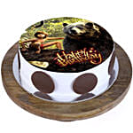 Mowgli and Baloo Truffle Cake 1 Kg Eggless