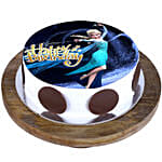 Princess Elsa Blackforest Cake 1 Kg Eggless