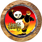 Kung Fu Panda Blackforest Cake 1 Kg Eggless