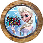 Frozen Princess Elsa Blackforest Cake 1 Kg Eggless