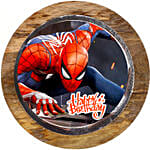 Spiderman Truffle Cake 1 Kg Eggless