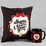 Happy New Year Mug Cushion Combo