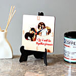 Personalised Together Forever MDF Table Clock