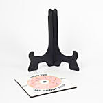 Personalised Donut MDF Table Clock