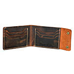 Vintage Genuine Leather Bi Fold Wallet