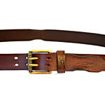 Men Genuine Leather Vintage belt with Crush Effect
