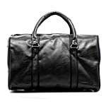 Faux Leather Duffle Bag