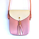 Pink Tassel Crossbody Bag