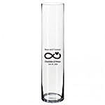 Personalised Now and Forever Infinity Vase