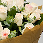 Blissful 20 Peach Roses Bouquet