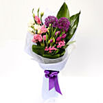 Tulip and Eustoma Mixed Floral Bouquet