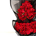 50 Luxurious Red Roses Bouquet