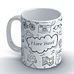 Travel I love travel Coffee Mug