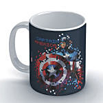 Marvel Captain America Pixels Coffee Mug