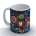 Marvel Avengers Logos Coffee Mug