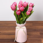Elegant Pink Tulips