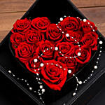 Ravishing Red Roses With Chocolates and Perfume