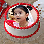 Creamy Photo Cake 3 Kg Vanilla Cake