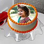 Delectable Photo Cake 1 Kg Vanilla Cake