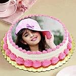 Heavenly Photo Cake 1 Kg Black Forest Cake