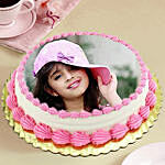 Heavenly Photo Cake Eggless 1 Kg Black Forest Cake