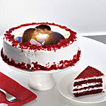Velvety Photo Cake 1 Kg Vanilla Cake